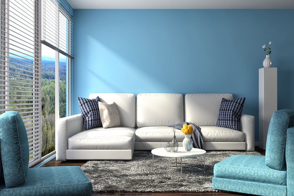 8 shades of blue that will give dynamic look to your hall