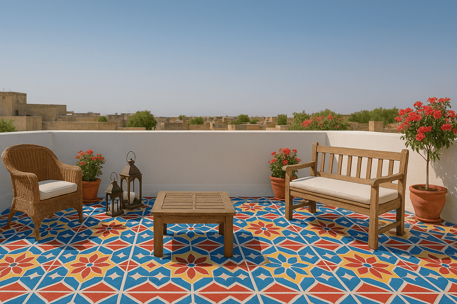 Geometric stencil patterns 