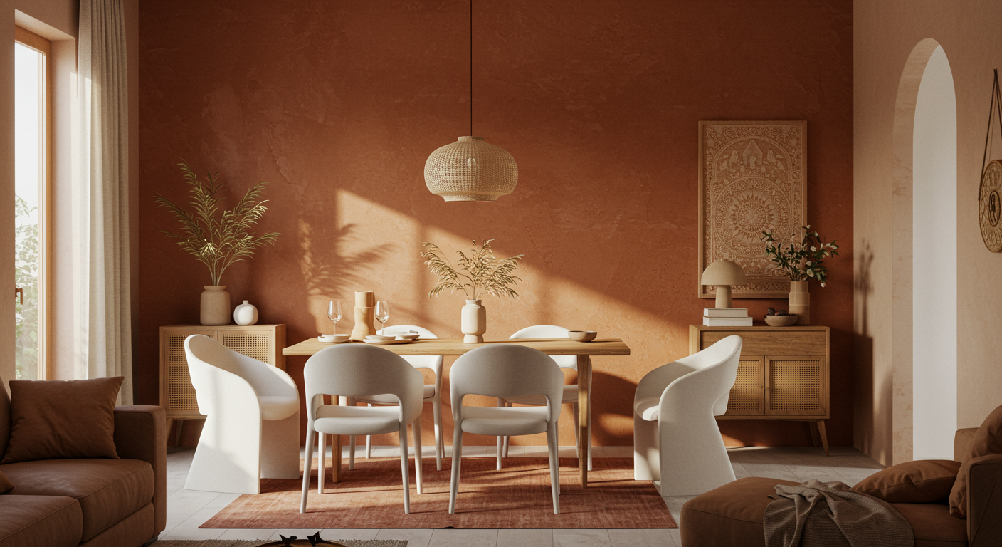 Terracotta and Off-White – Warm Meets Airy