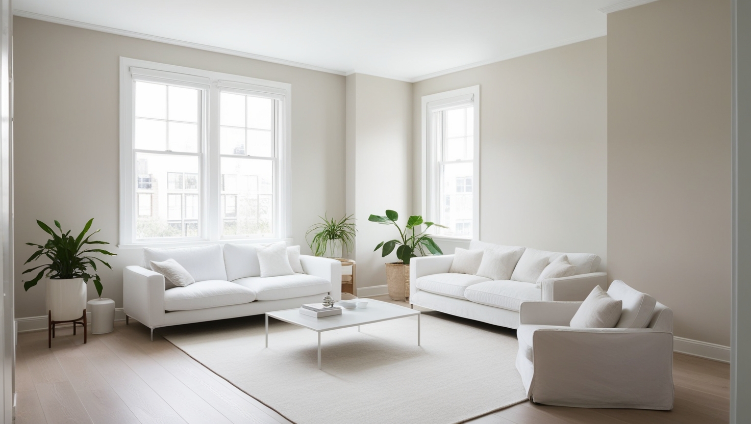 off-white Neutral wall paint shade