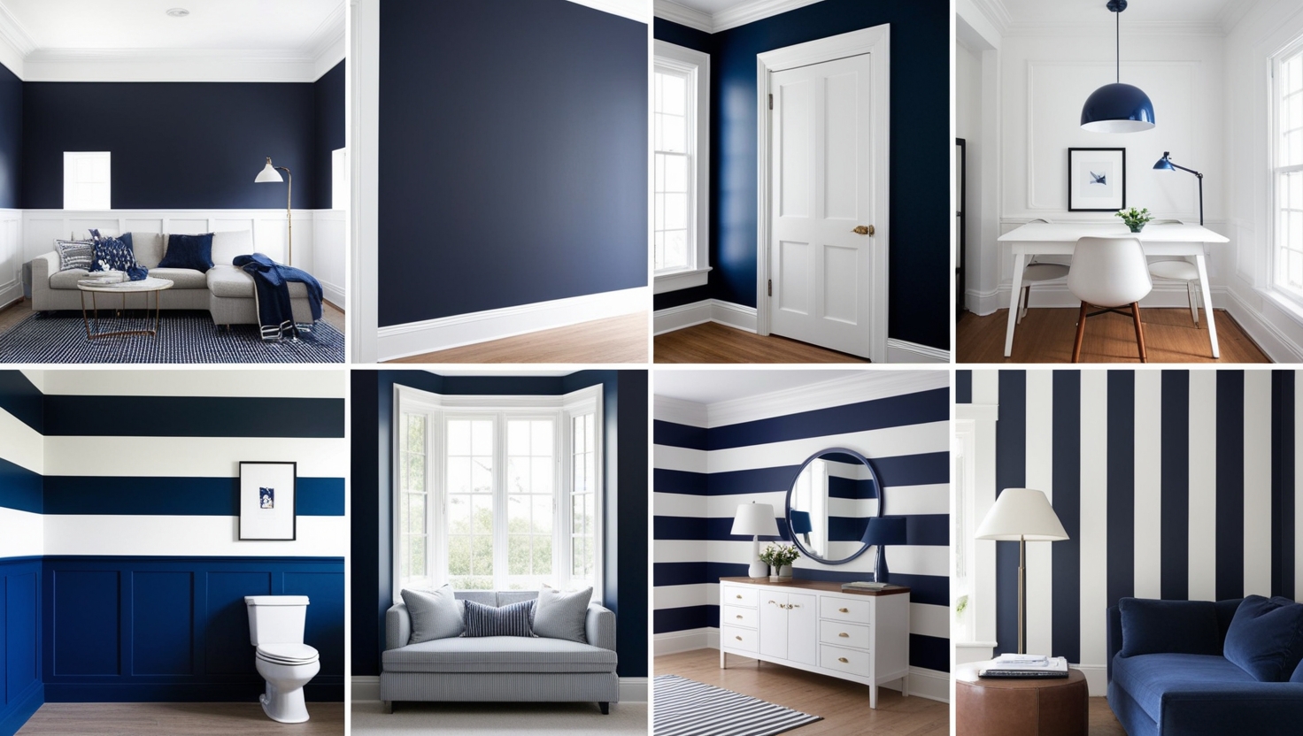 Best Navy Blue and White Paint Ideas for Inspiration
