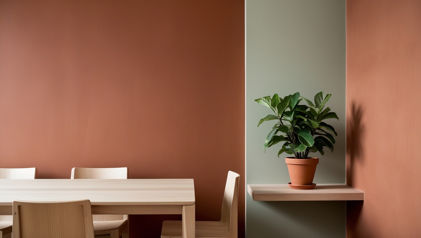 Terracotta and Sage Green