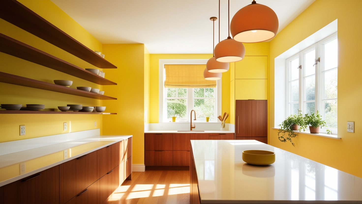 Electric Yellow Paint Shade