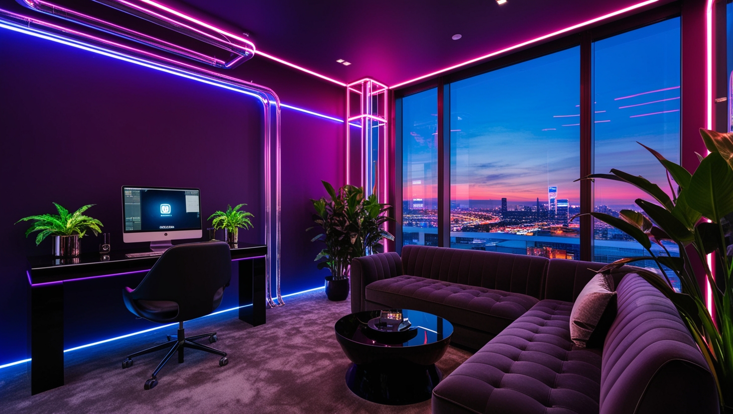 Deep Purple Wall Paint