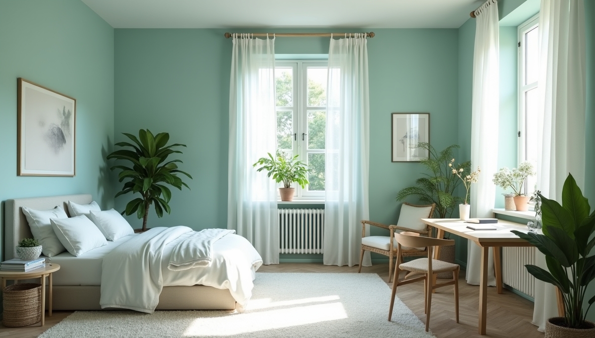 Ocean Blue Paint for bedroom