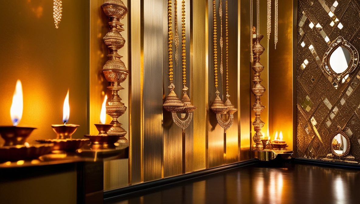 metallic finish wall paint for depth as light bounces across the surface