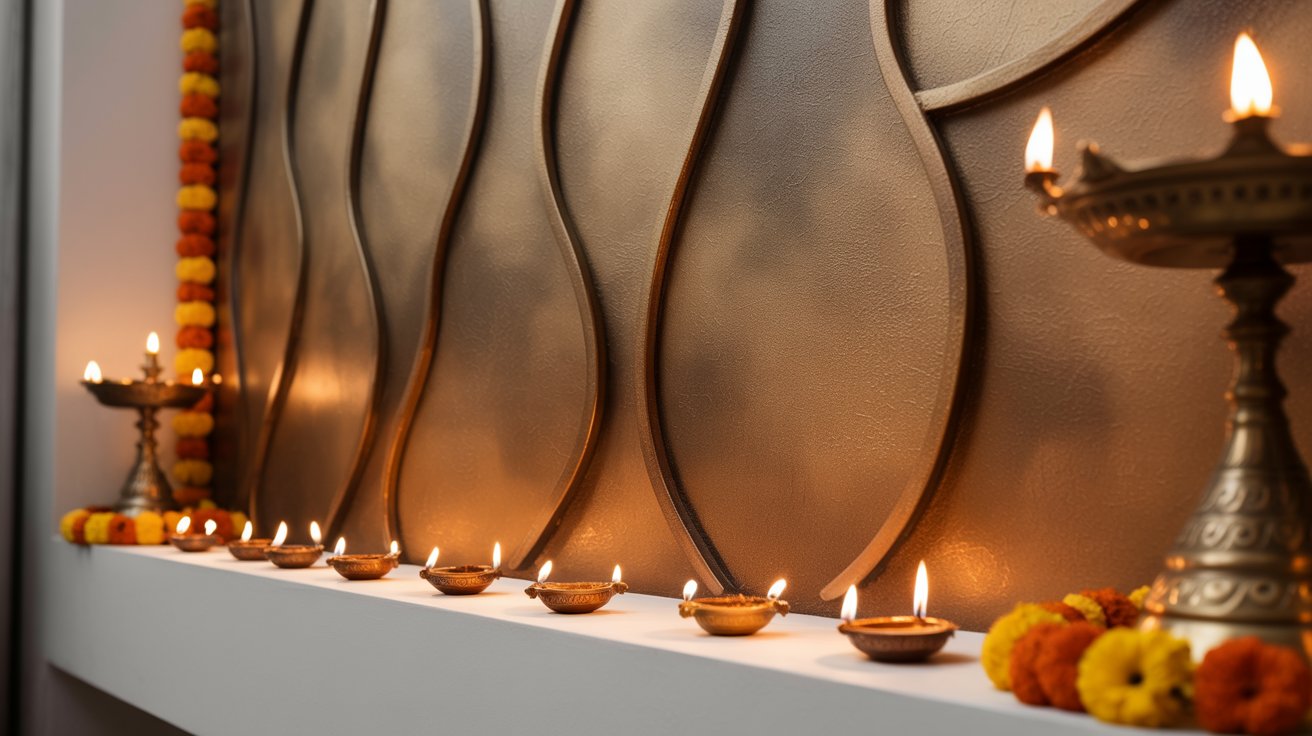 Metallic Wall finishing