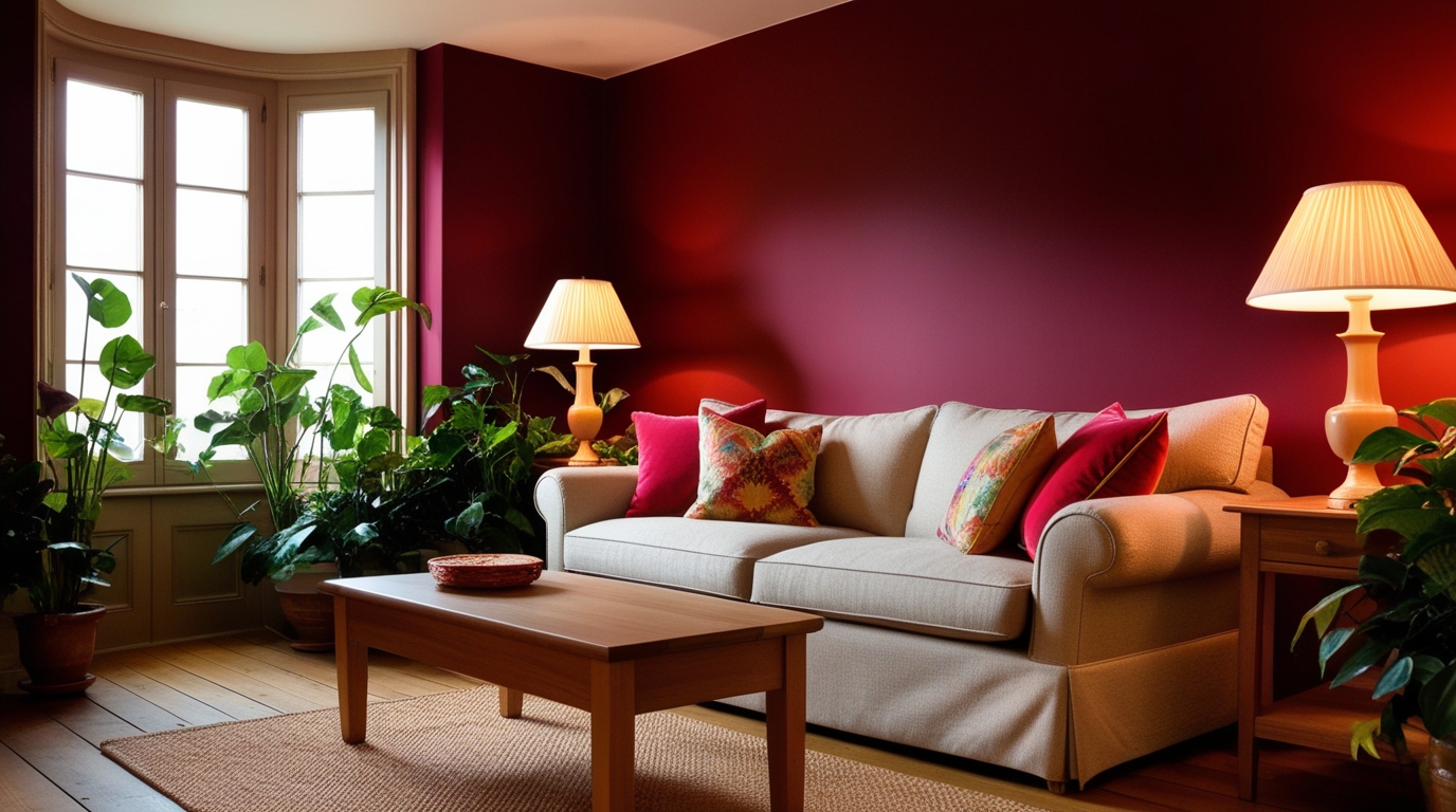 Best Rooms for a Red Feature Wall 