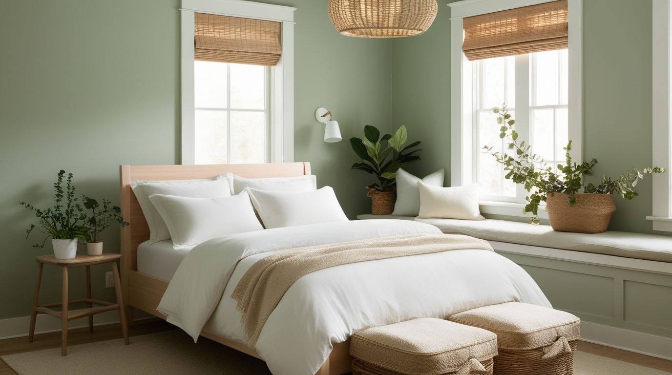 Muted Greens for Balance and Well-Being