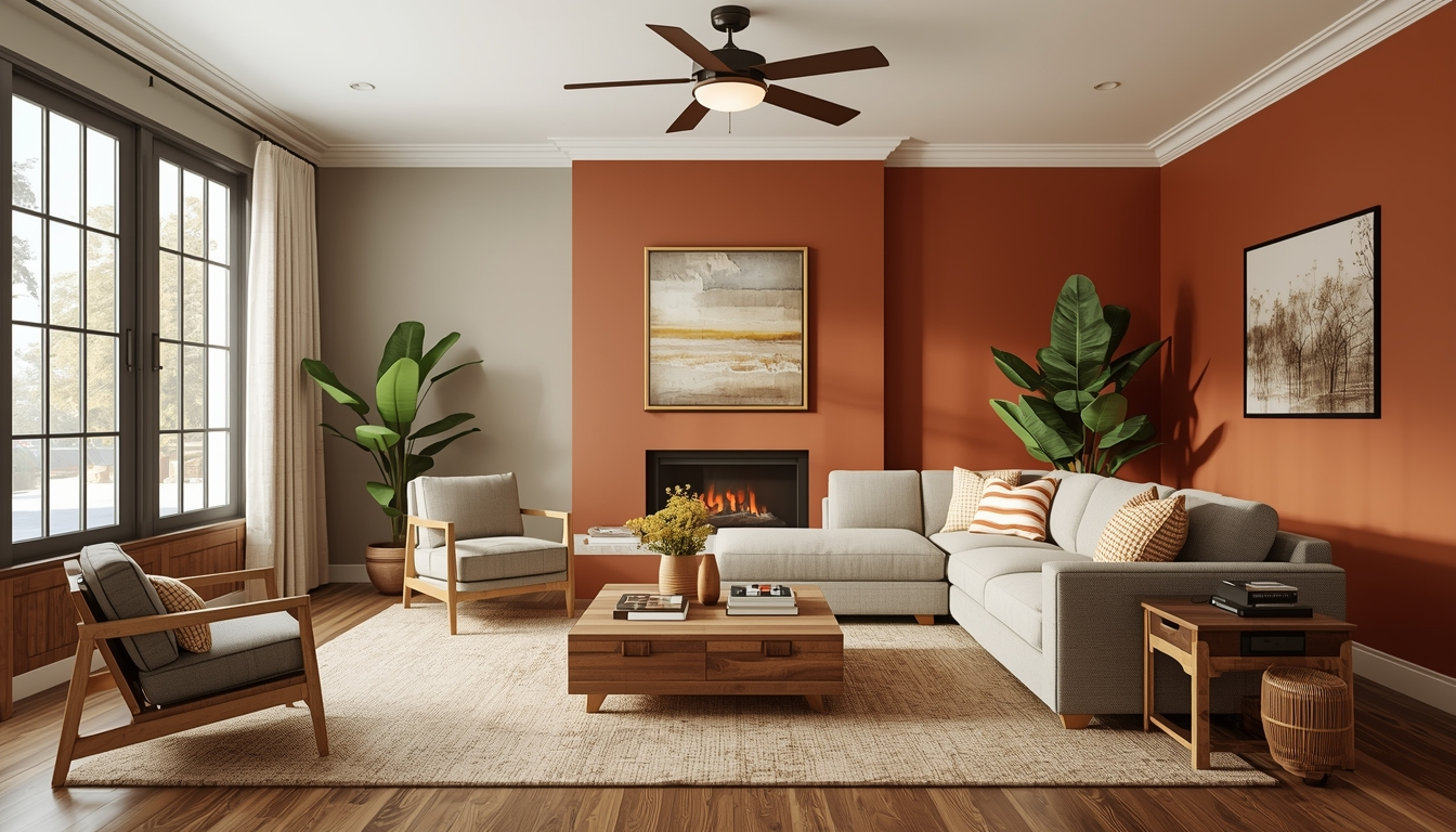 Two colour wall painting ideas for structured interiors 