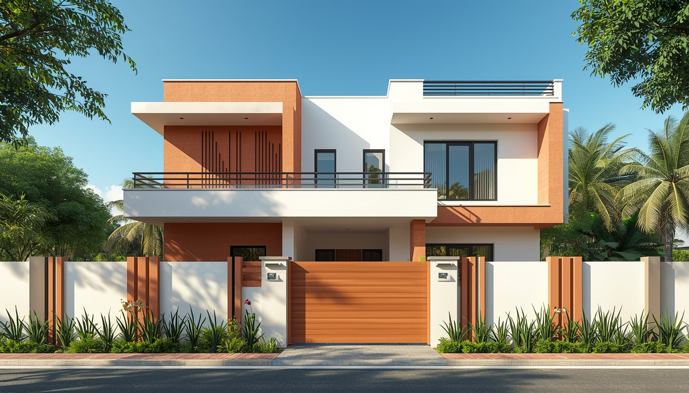 Terracotta & White Exterior Paint Guide