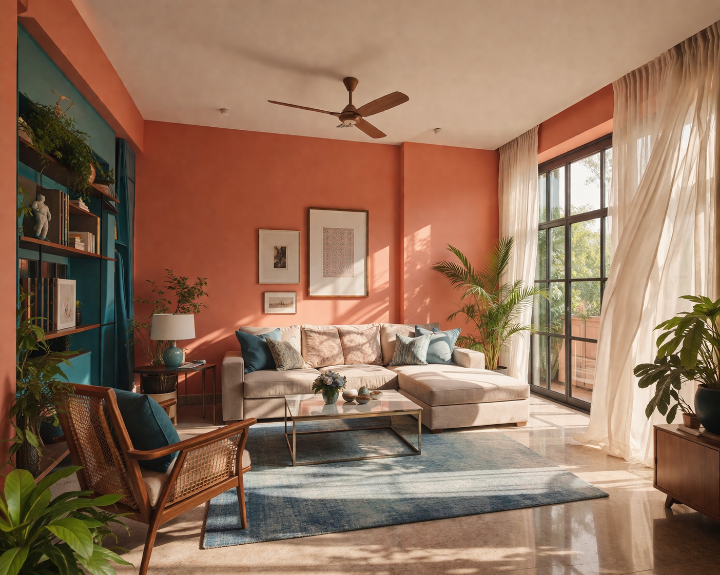 Wall Paints for Sun-Facing Rooms