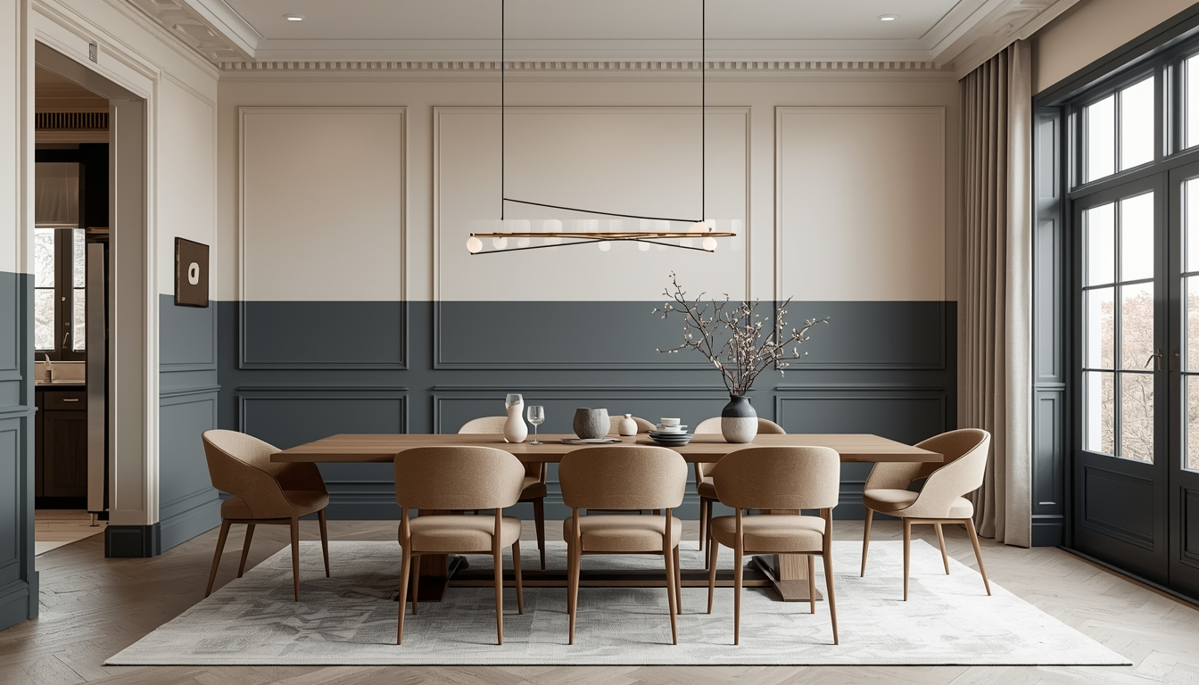 Why Choose a Two-Tone Colour Scheme for Your Dining Room