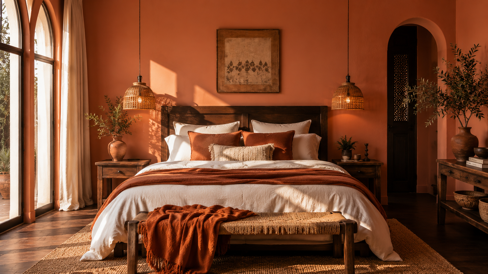 Arizona Sunset Bedroom Wall Paint