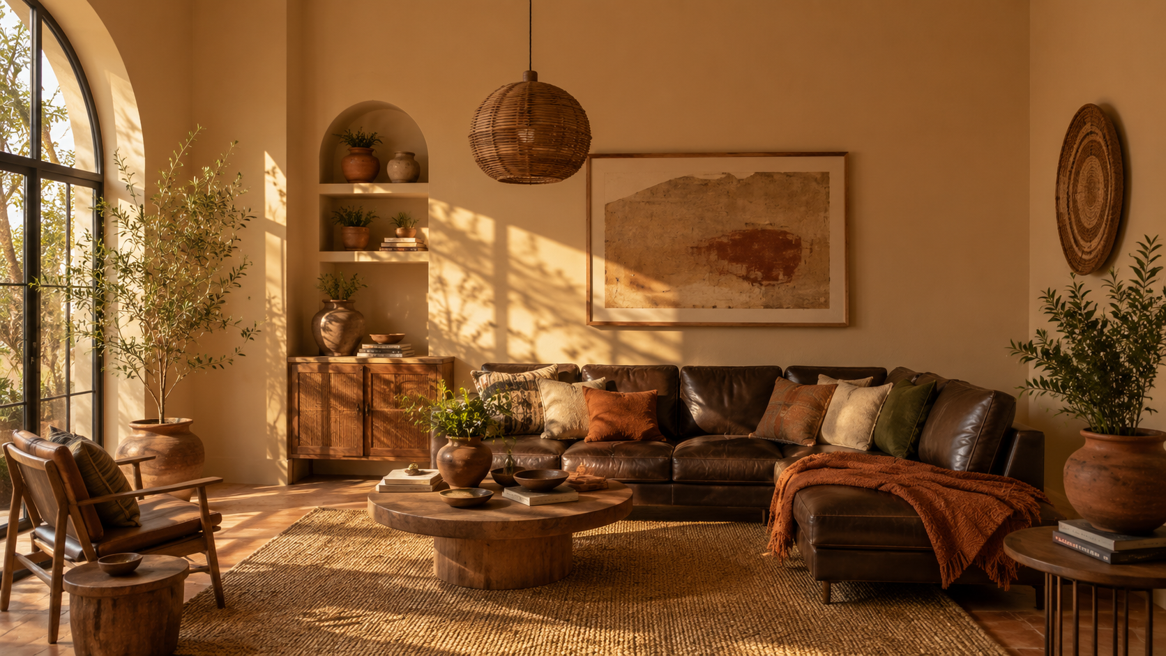Living Room - Cozy Corner Wall Paint Colour