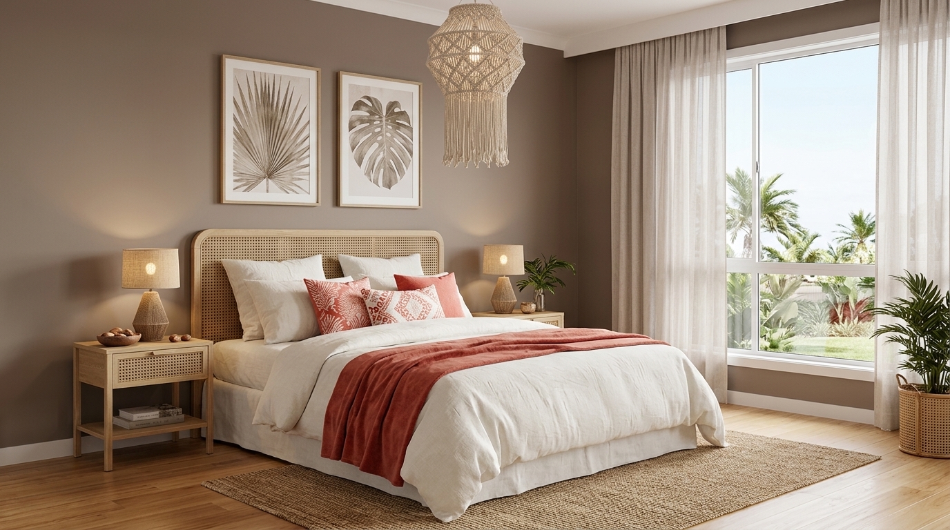 Brazil Nut Bedroom Wall Paint