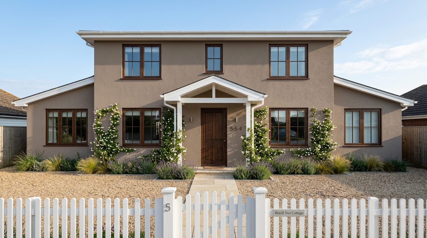Brazil Nut Exterior Wall Paint