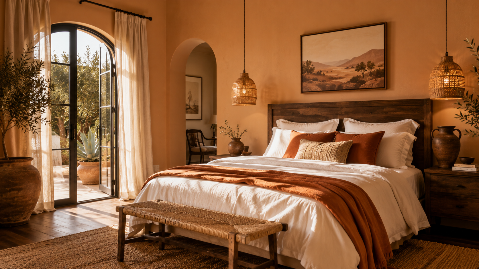 Copper Cayon Bedroom Wall Paint