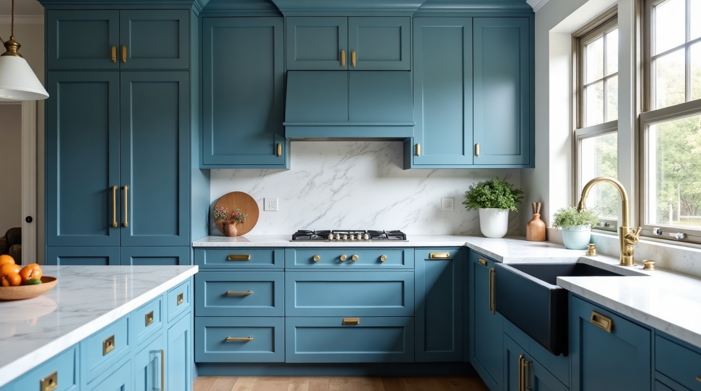 Kitchen - Crispy Blue Wall