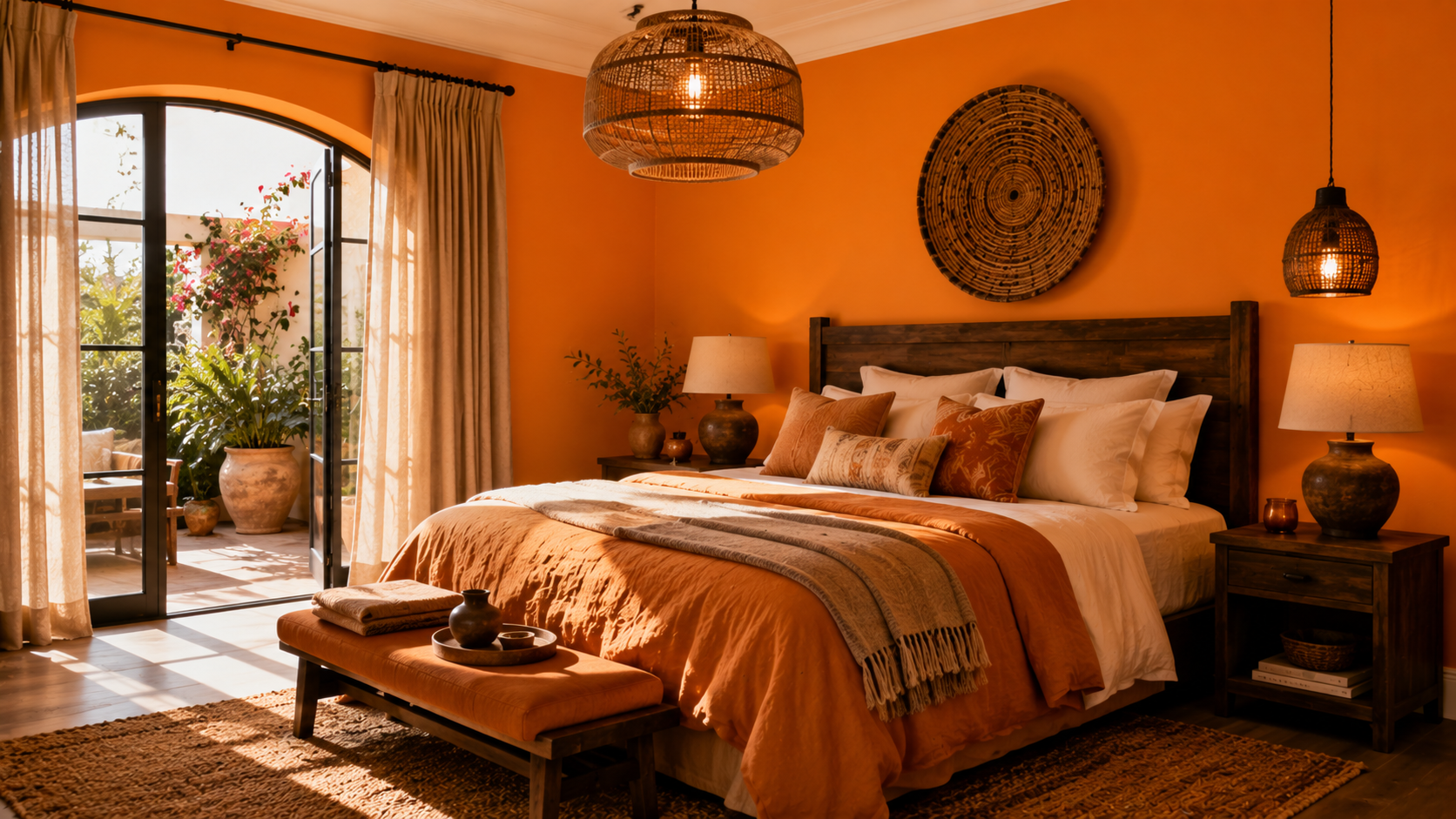 Nasturtium Bedroom Wall Paint Colour