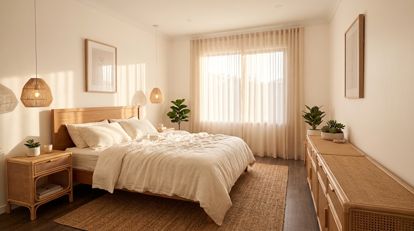 Bedroom Silk Knot Wall Paint