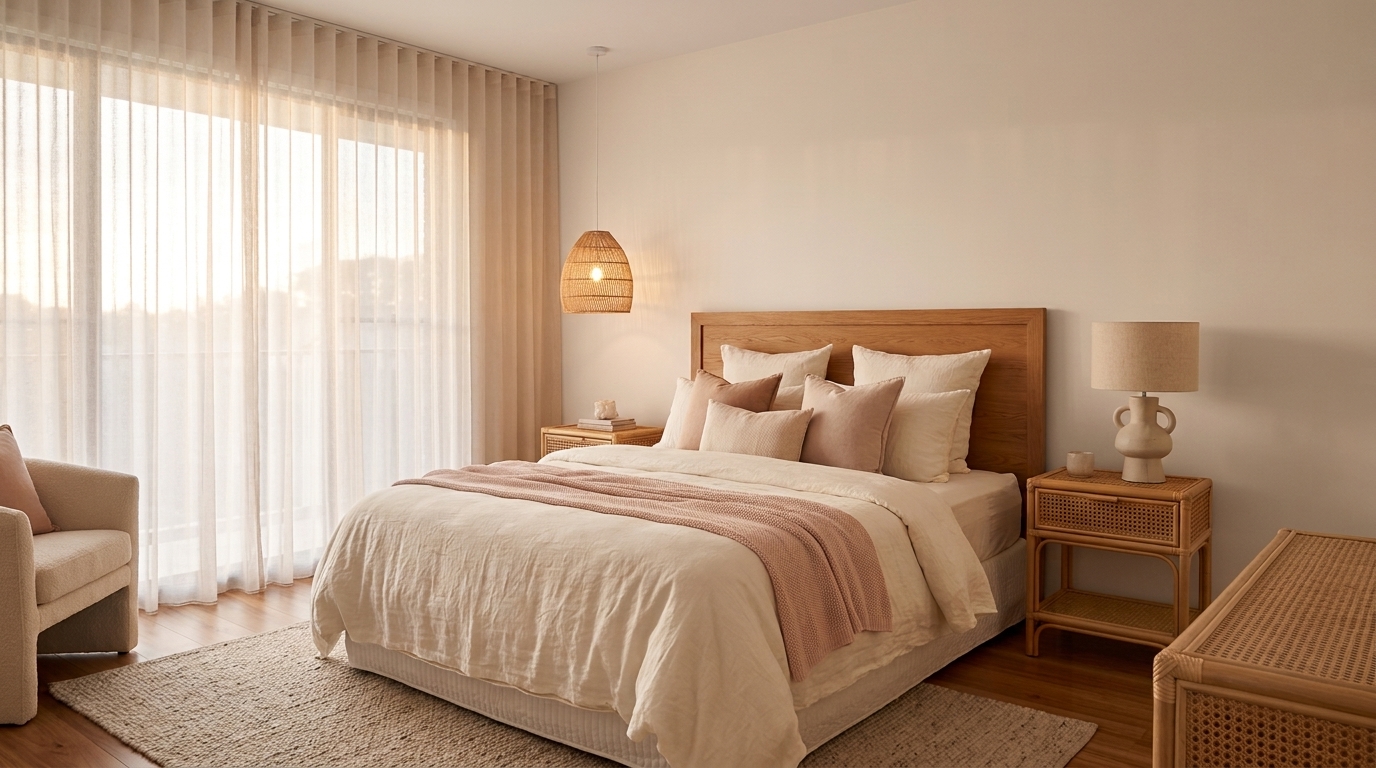 Tapestry Beige Bedroom Wall Paint