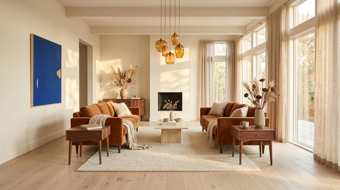Tearaway Tan Living Room Wall Paint