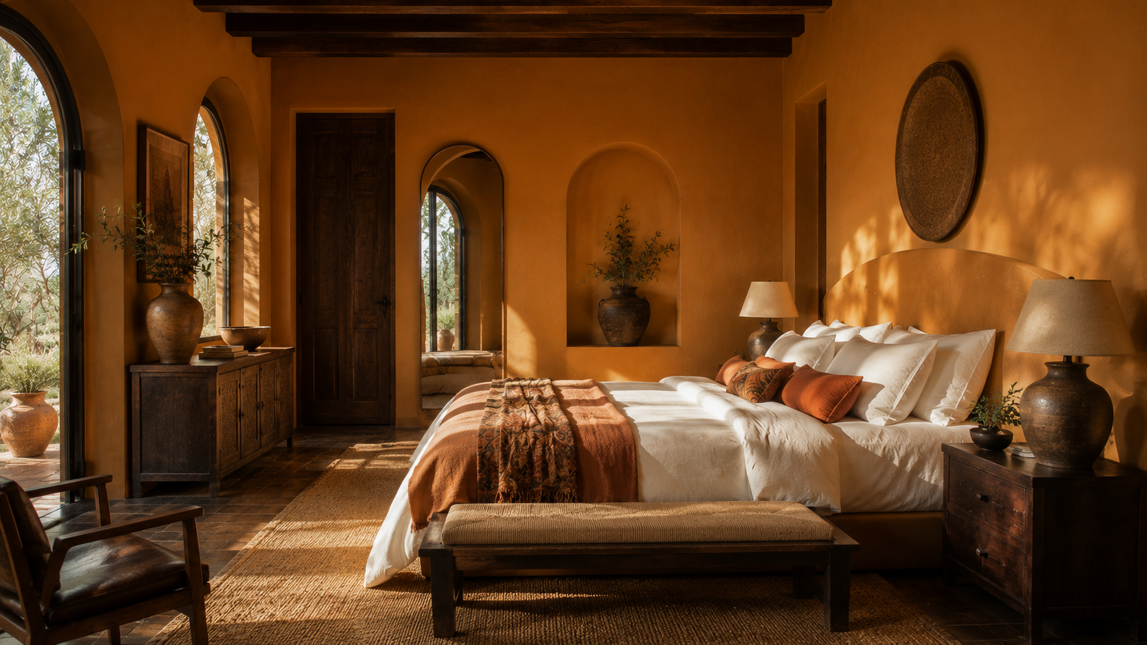 Bedroom - Morocco Wall Paint Colour