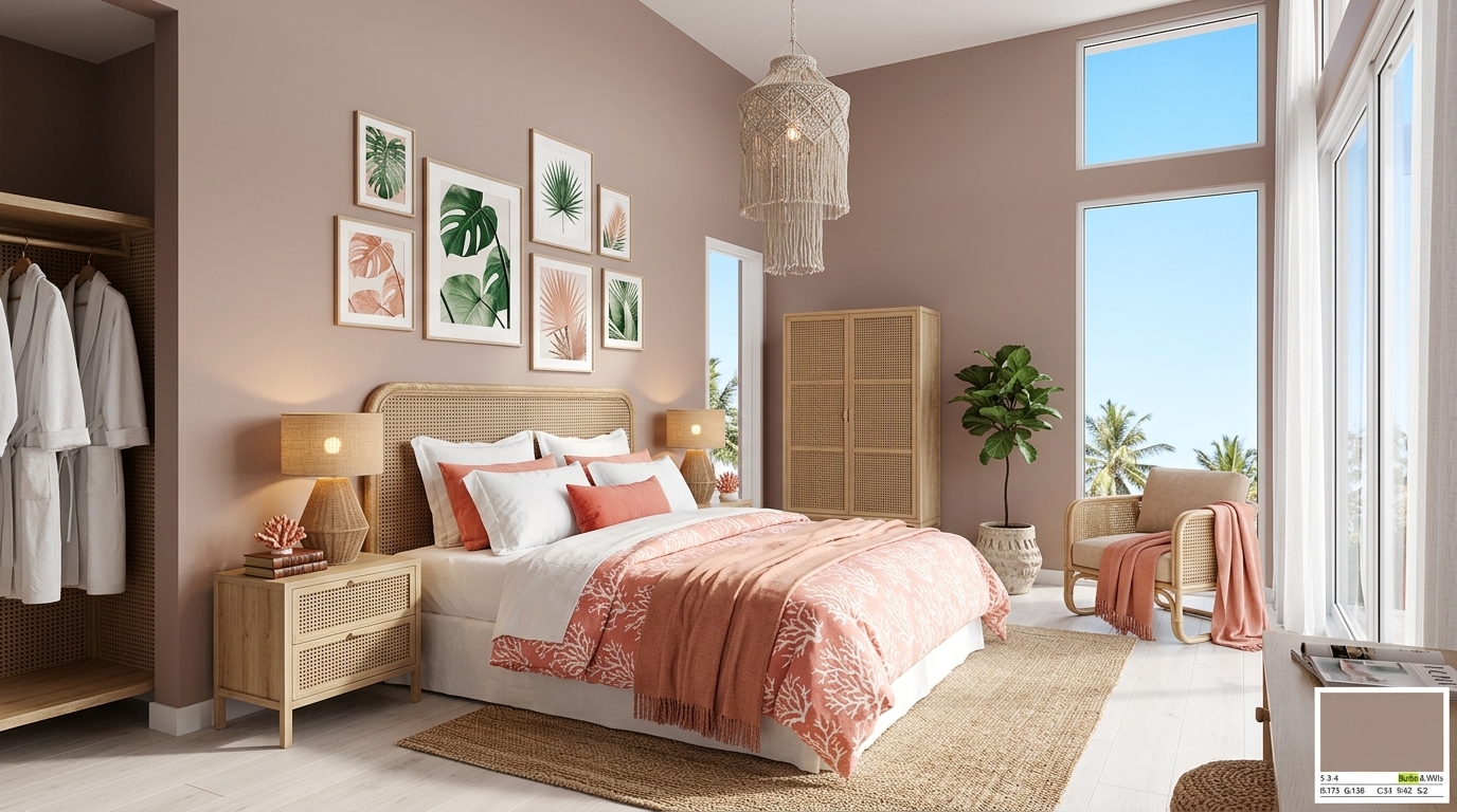 Bedroom Burke & Wills Wall Paint Colour