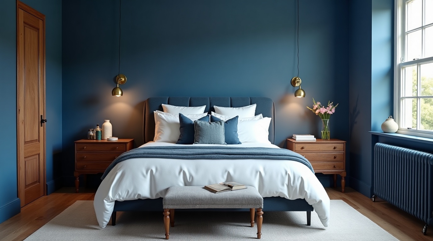 Bedroom - Crispy Blue Wall