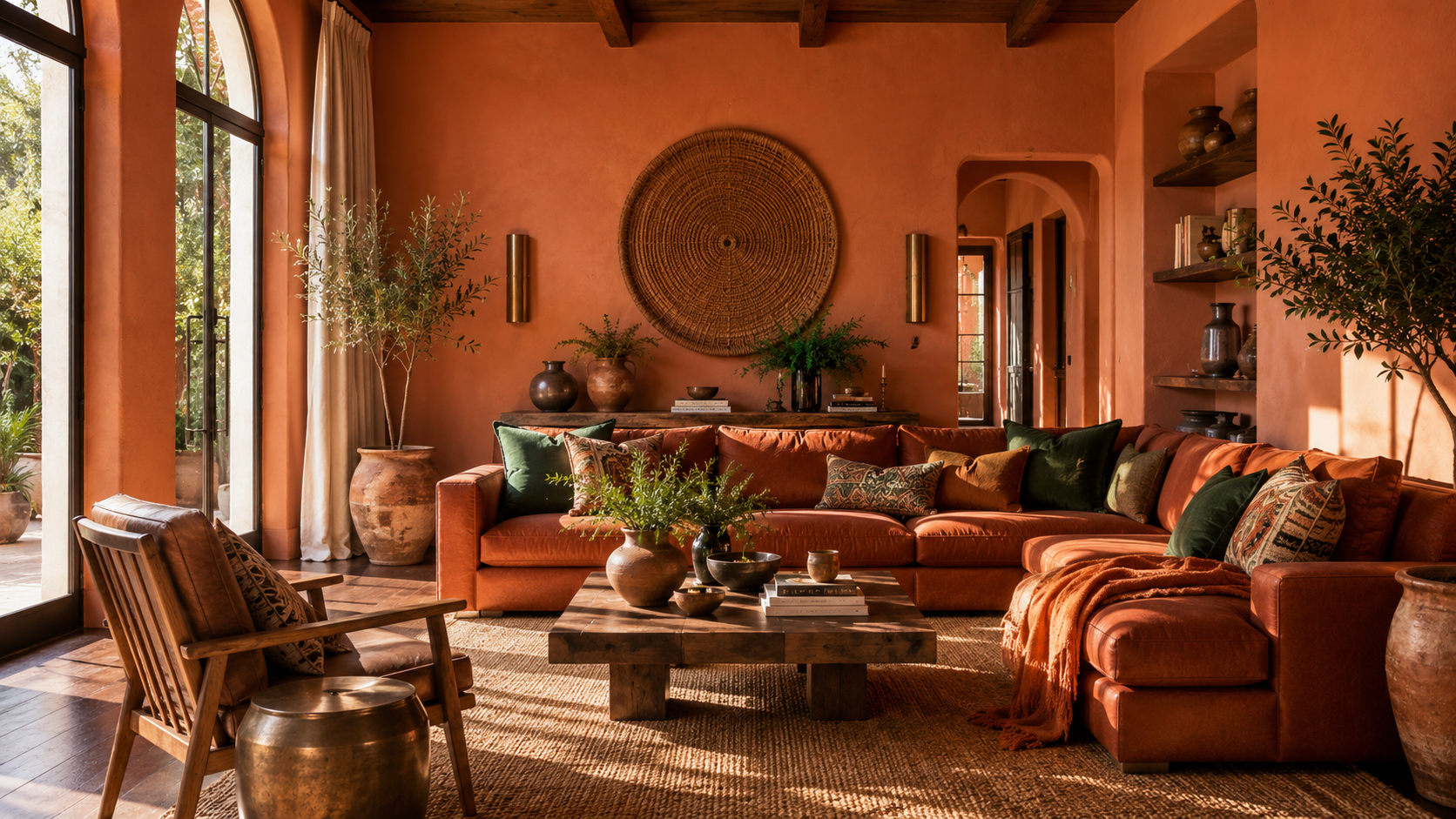Arizona Sunset Living Room Wall Paint