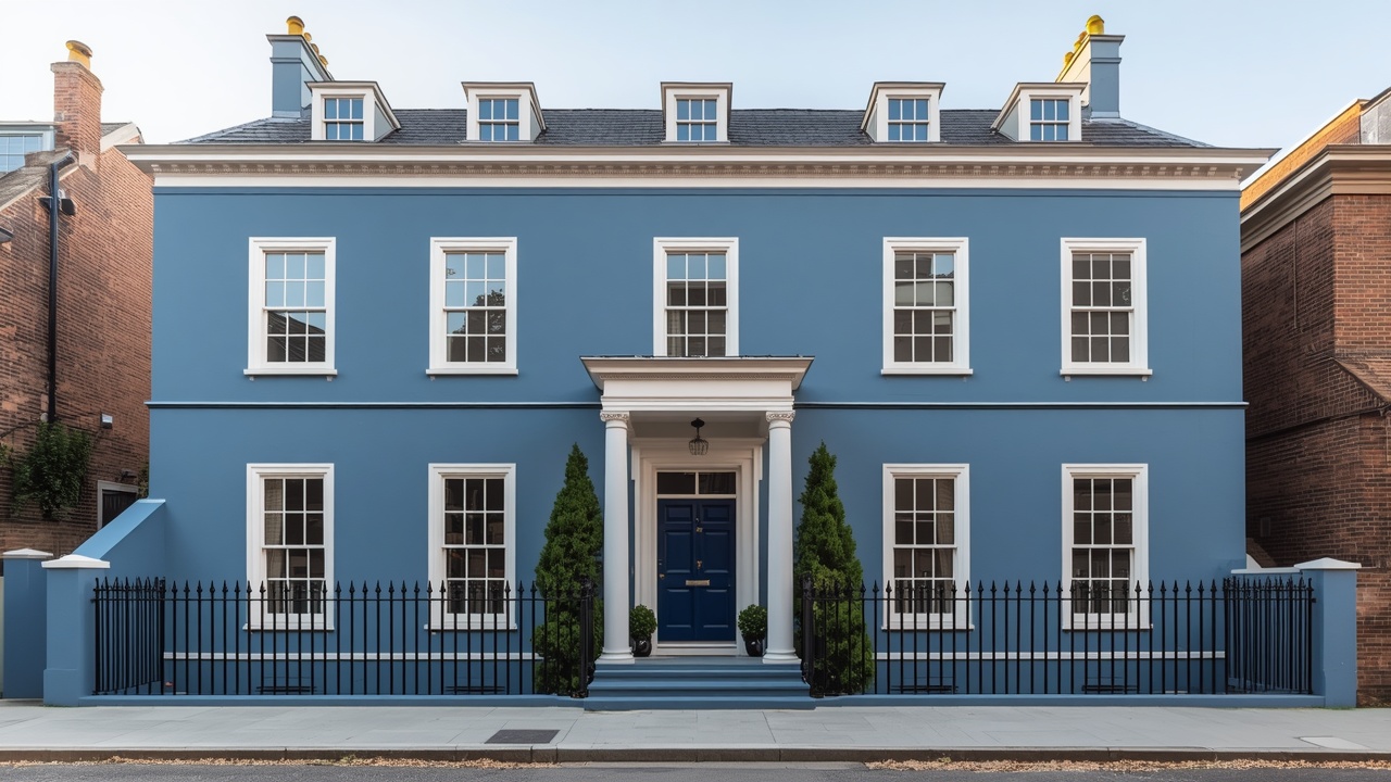 Exterior Wall - Crispy Blue