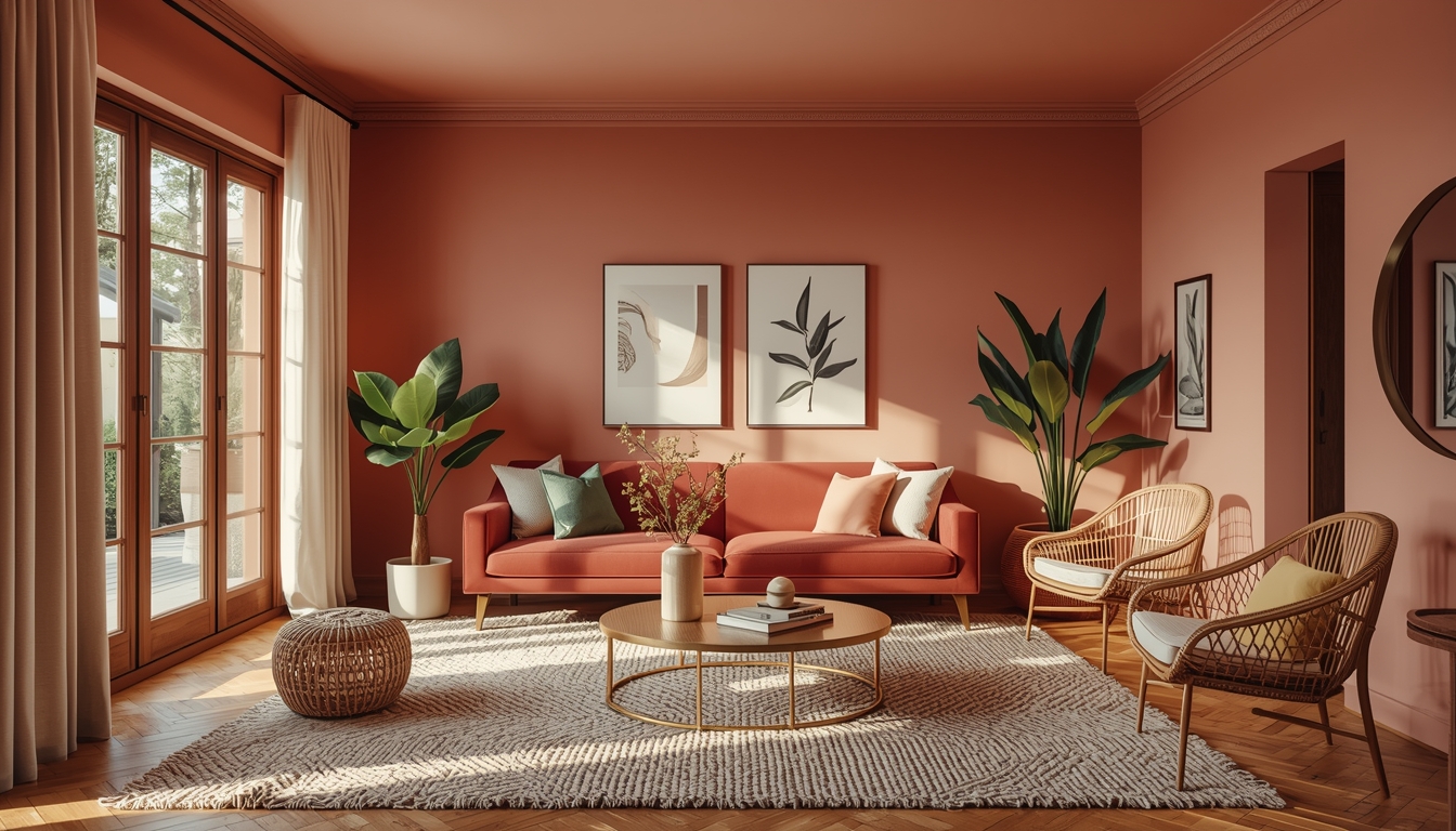 Living Room - Fallen Petal Wall
