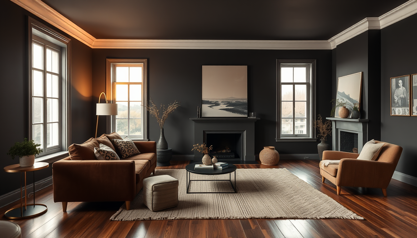 Living Room Incense Smoke Wall Paint
