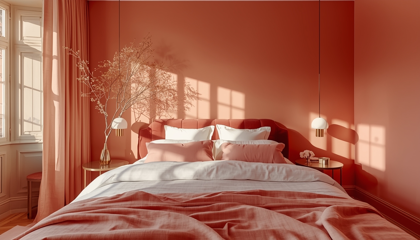Bedroom Fallen Petal Wall