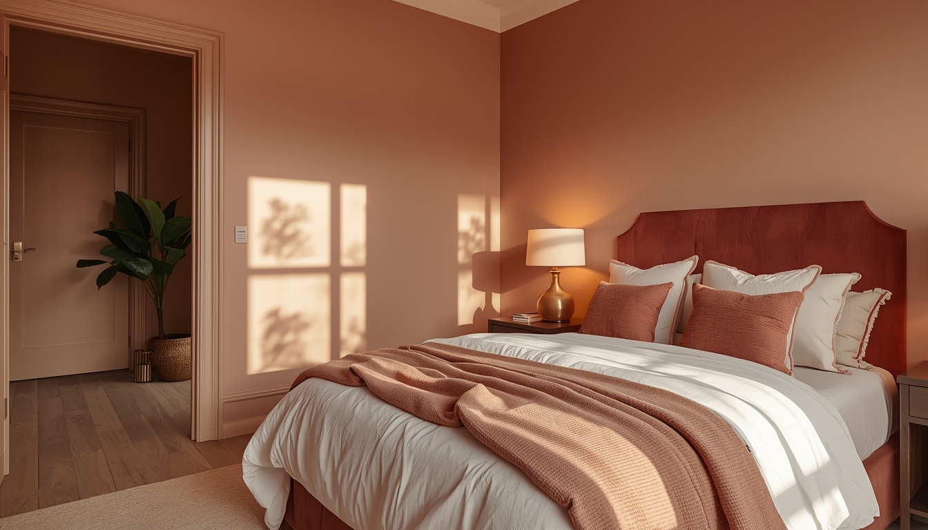 Bedroom Tan Blush Wall Paints