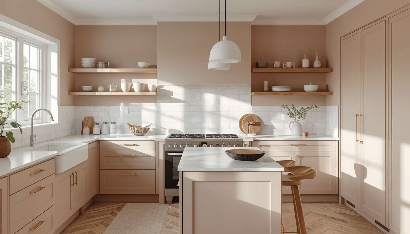 Kitchen Tan Blush Wall Paints