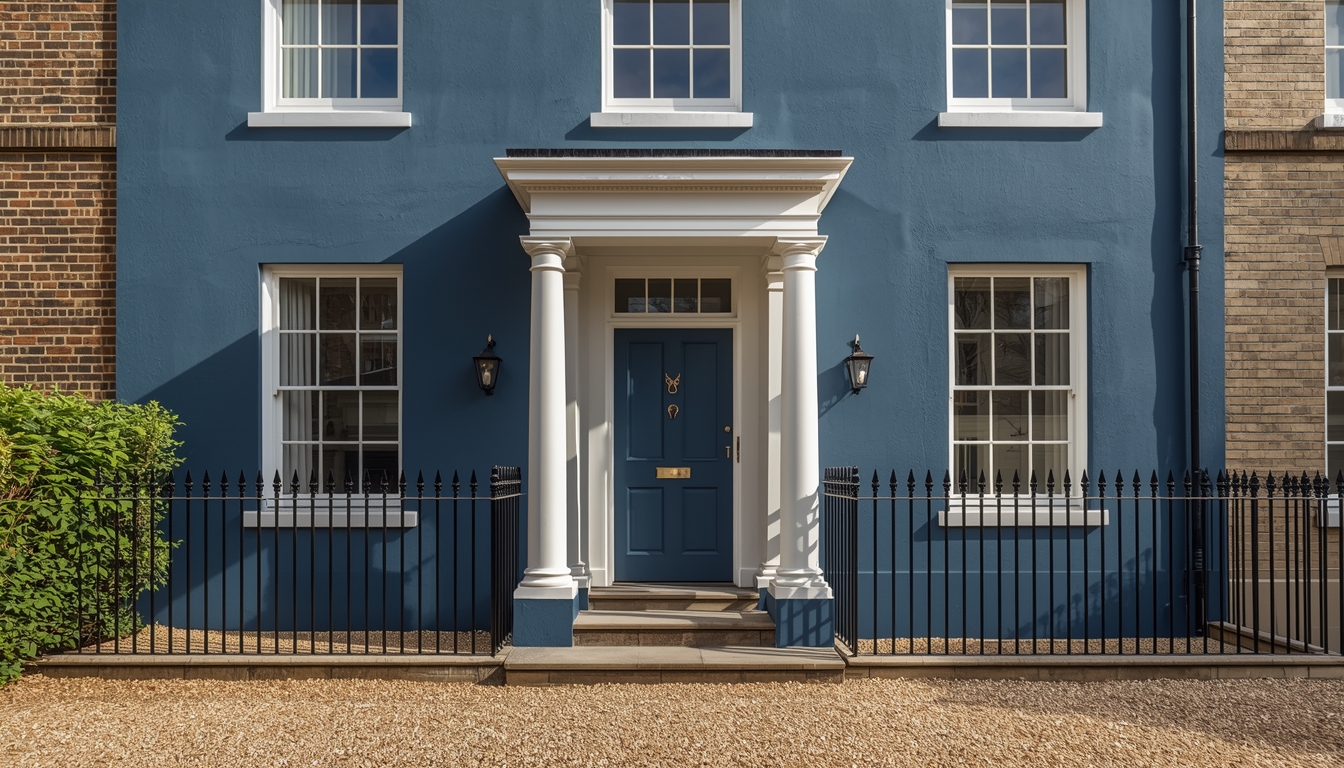 Exterior Wall - Airway Blue