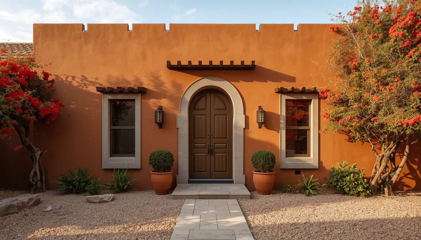 Exterior - Bu Orange Wall Paint