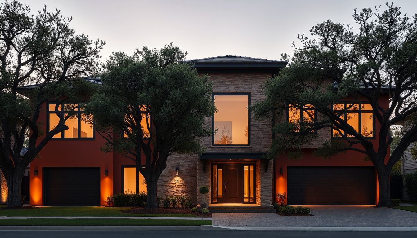 Exterior Oakleaf Brown Wall
