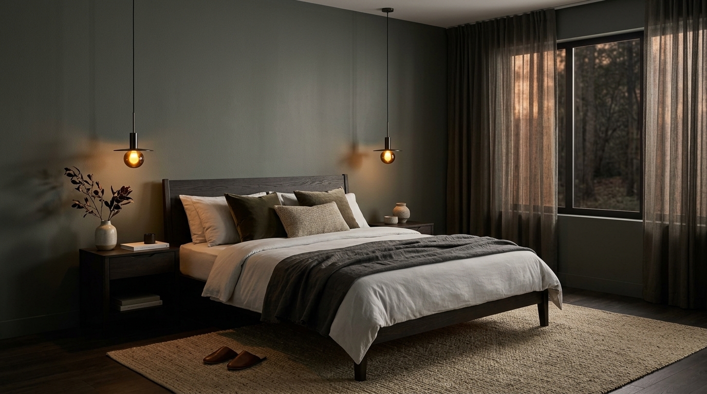 Graphite Bedroom Wall Paint