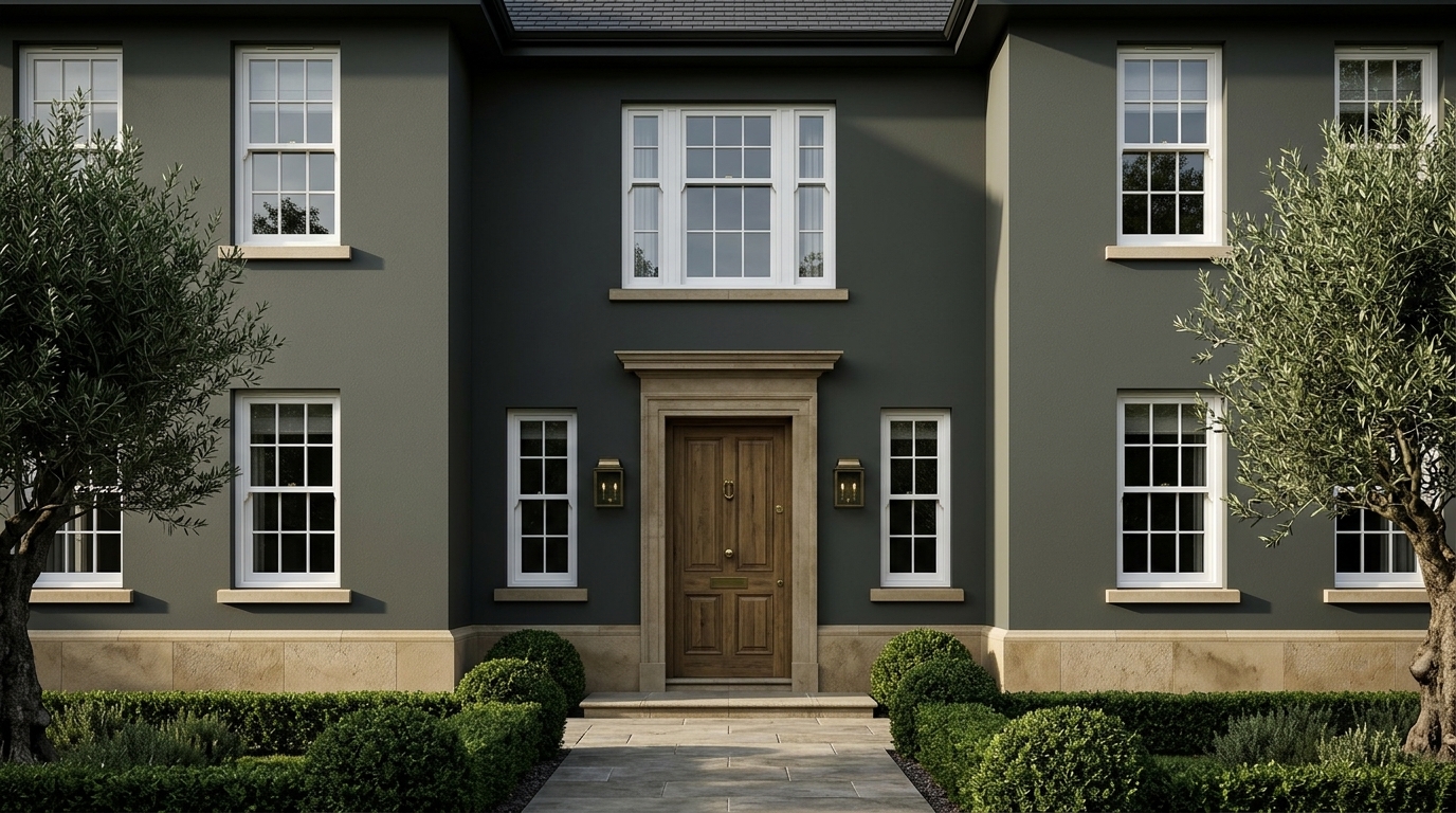 Graphite Exterior Room Wall Paint