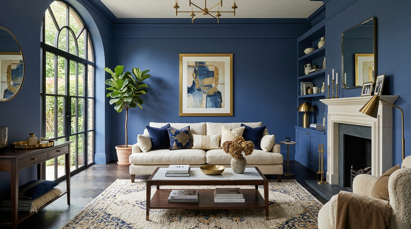 Living Room Masquerade Wall Paint