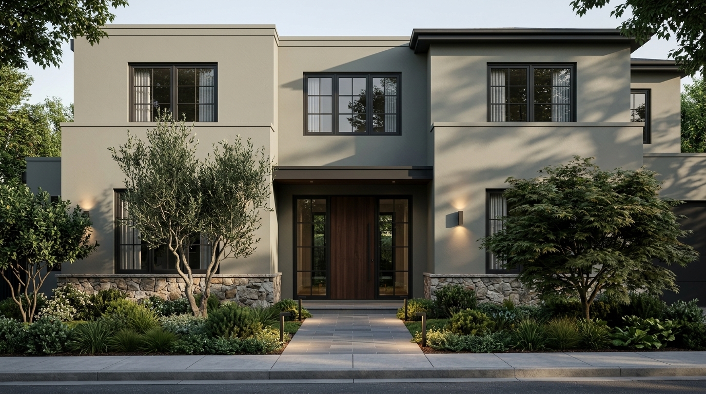 Obscure Grey Exterior Wall Paint