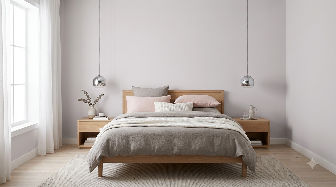 Bedroom Mineral Mauve Wall Paint