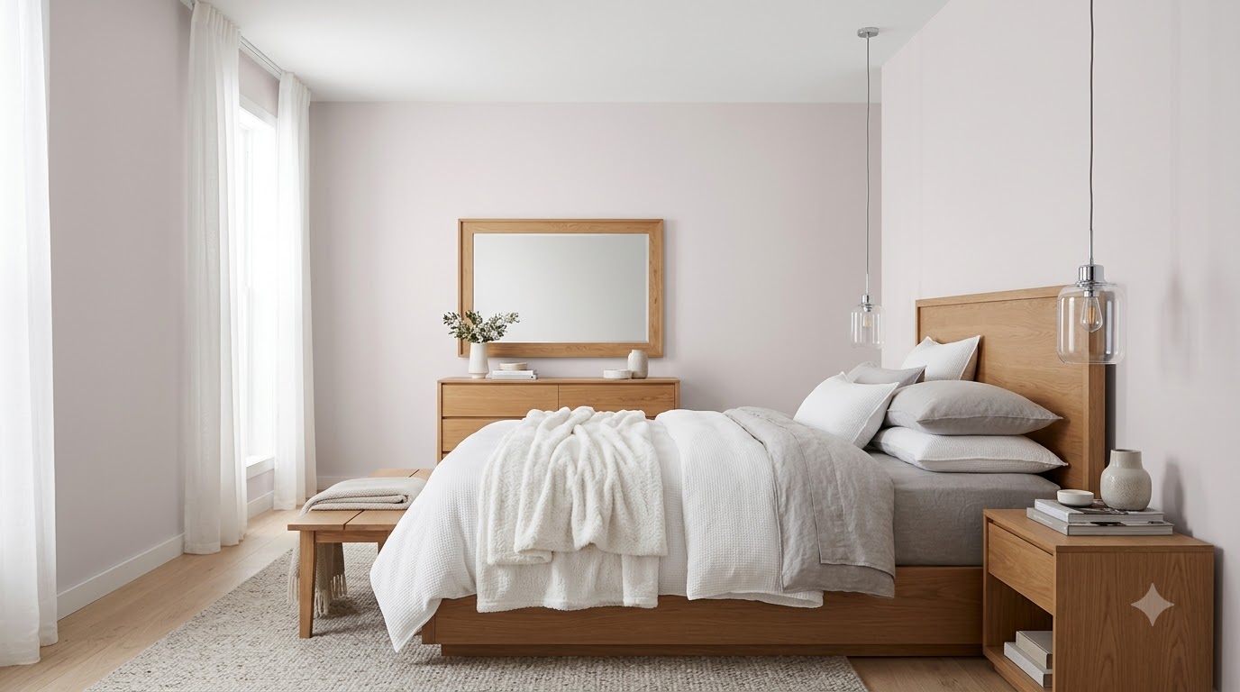 Bedroom Paper Pink Wall Paint