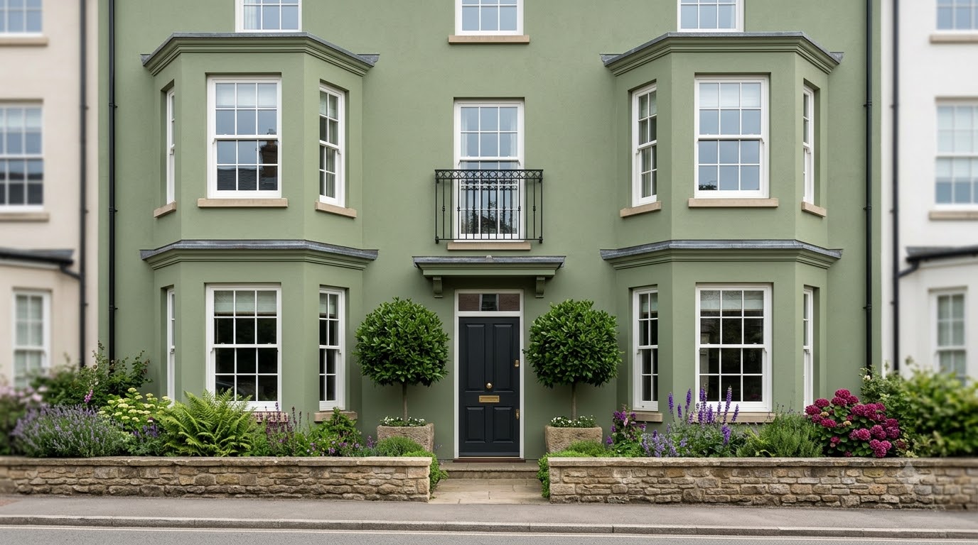 Brookside Moss Exterior Wall Paint