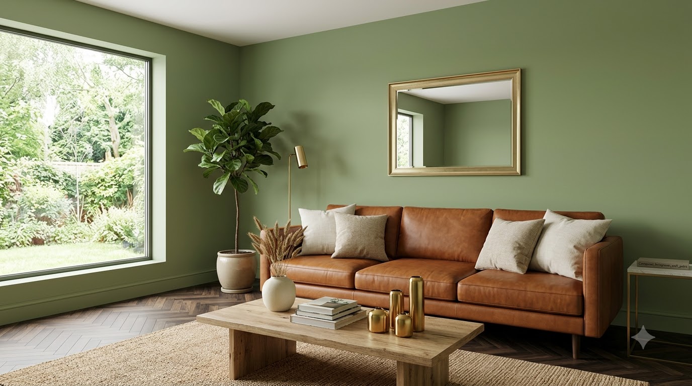 Composed Living Room Wall Paint