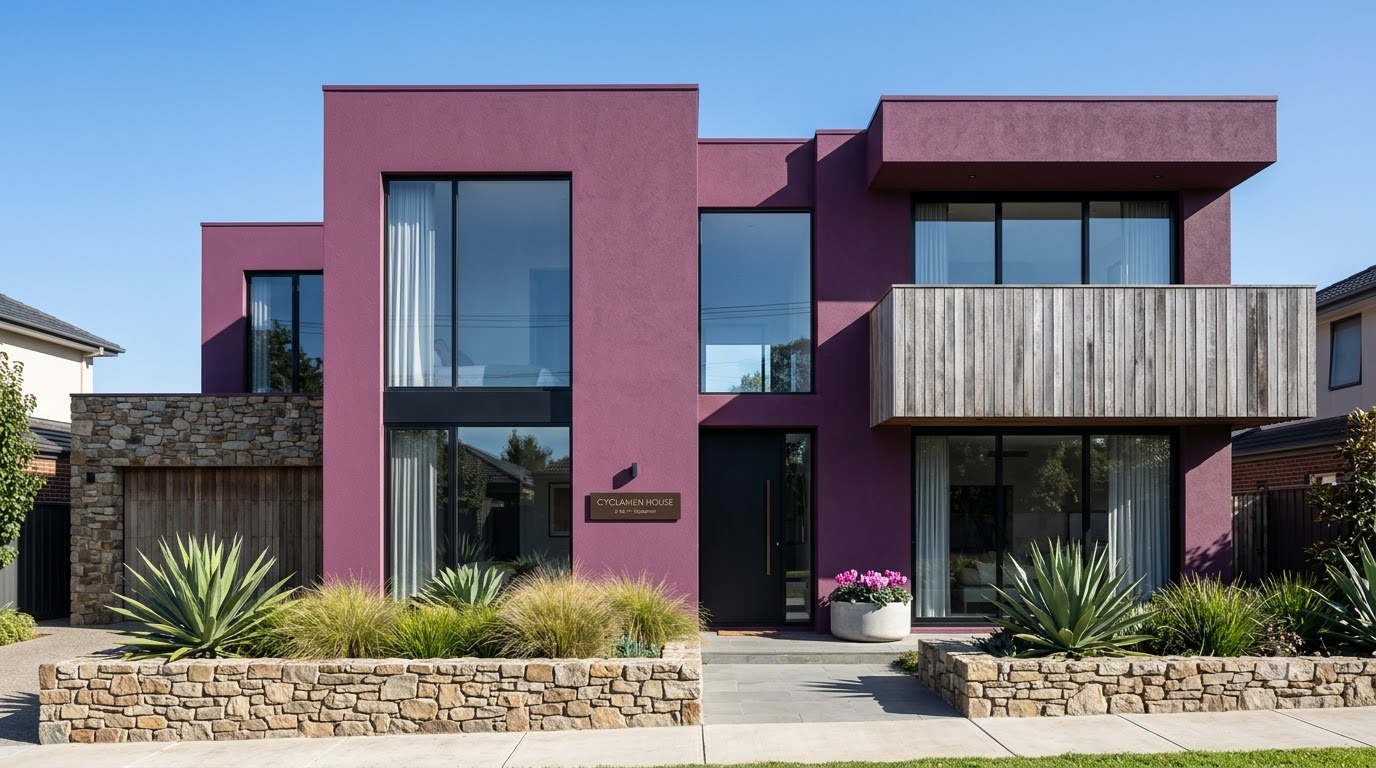 Cyclamen Exterior Wall Paint
