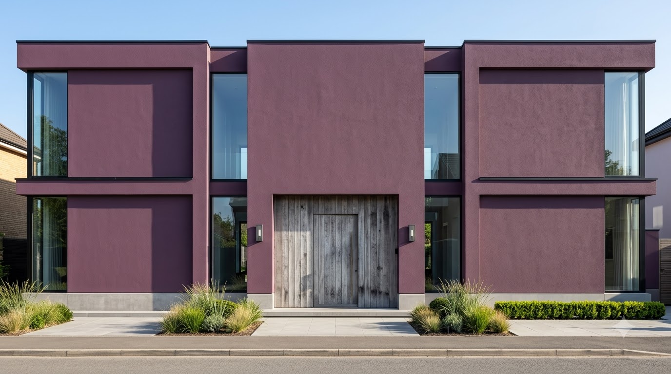 Exterior Wine Blush Wall Paint